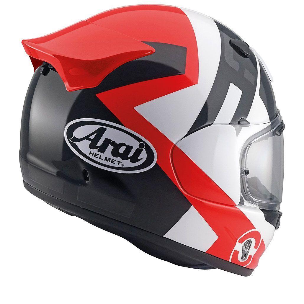 Arai Quantic Space Helmet - Red/Black/White