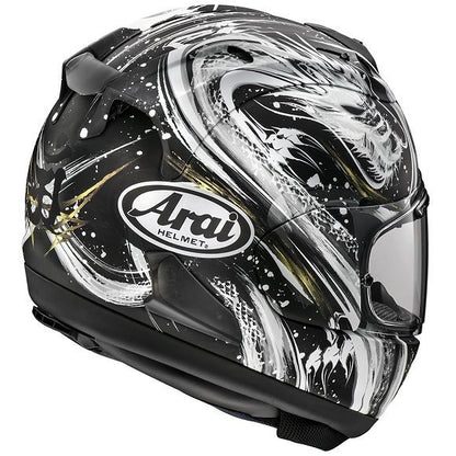 Arai RX-7V Evo Kiyonari Black Silver Helmet