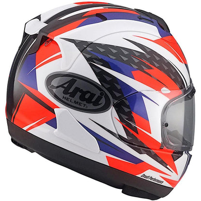 Arai RX-7V Evo Rush Helmet - Red/White/Blue