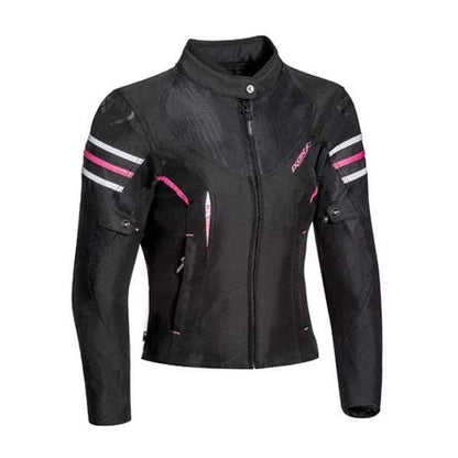 Ixon Ladies Ilana Black White Pink Jacket