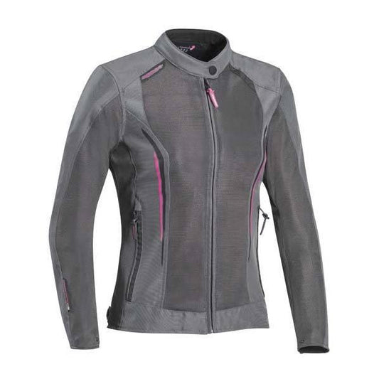 Ixon Ladies Cool Air Grey Pink Jacket