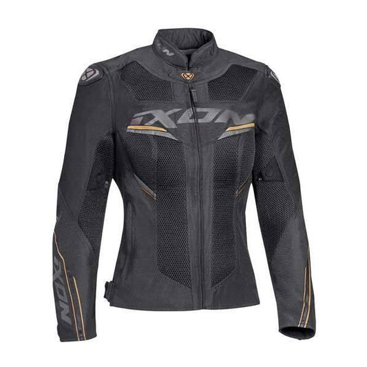 Ixon Ladies Draco Black White Gold Jacket