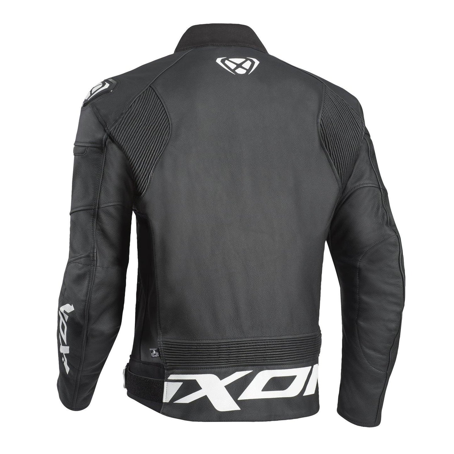 Ixon Sparrow Leather Jacket - Black/White