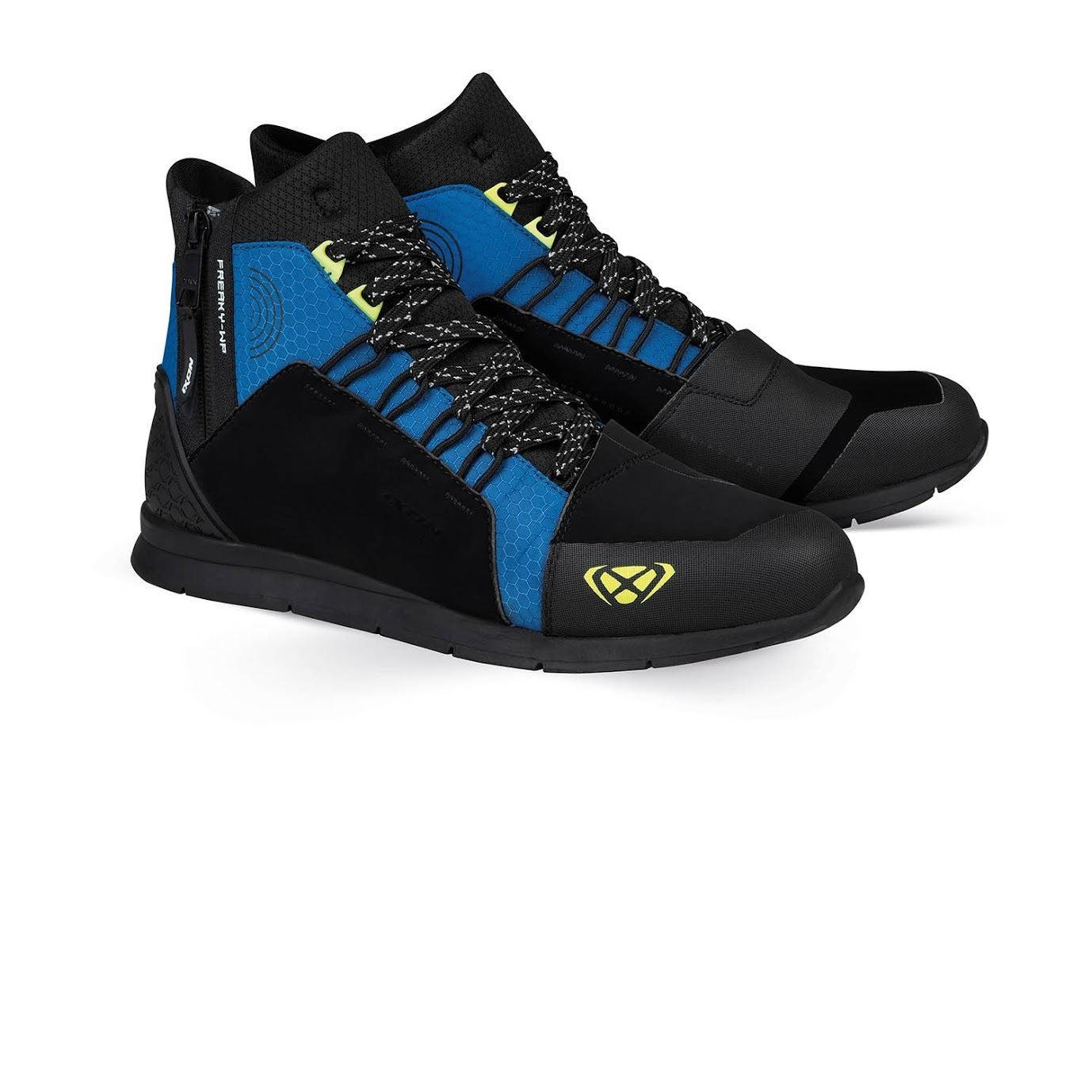 Ixon Freaky WP Boots - Black/Blue/Yellow