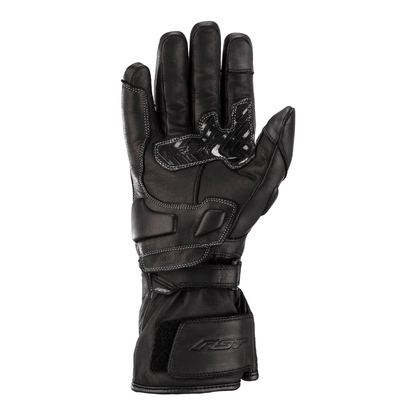 RST Storm 2 Leather Waterproof Black Gloves