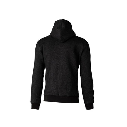 RST Zip Logo Reinforced Black/Grey Textile Hoodie Jacket