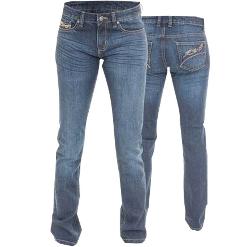 RST Straight Leg Blue Womens Reinforced Jeans