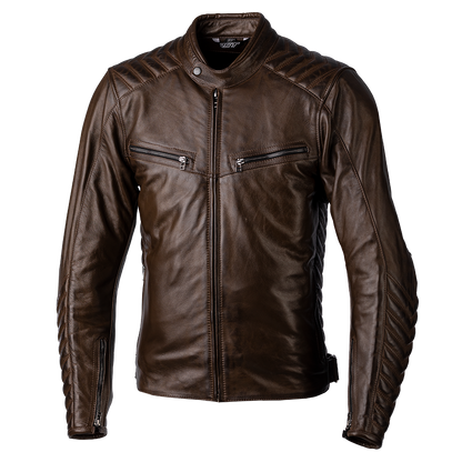 RST Roadster 3 CE Brown Leather Jacket