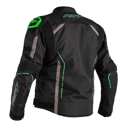 RST S-1 Black/Fluro Green Textile Jacket