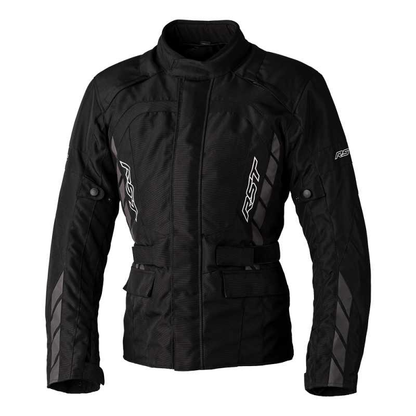 RST Alpha 5 CE Waterproof Black Textile Jacket