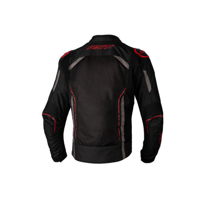 RST S-1 Vented Black/Red Textile Jacket