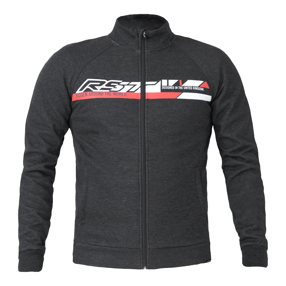 RST Logo Black Full Zip Fleece Jumper