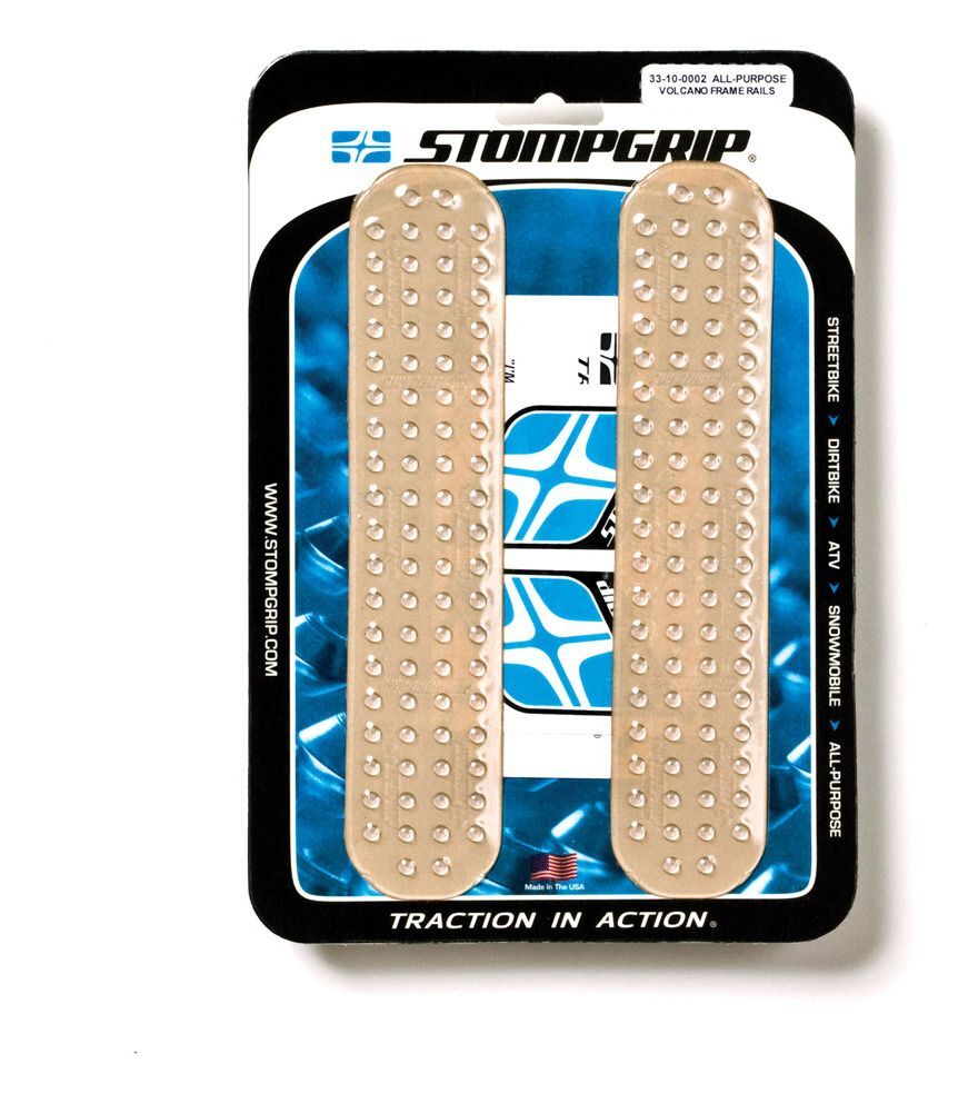 Stompgrip All-Purpose Volcano Frame Rails Clear