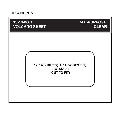 Stompgrip Universal Volcano Grips Sheet Clear for Universal Models