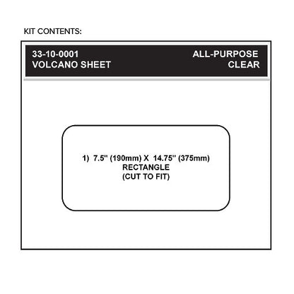 Stompgrip Universal Volcano Grips Sheet Clear for Universal Models