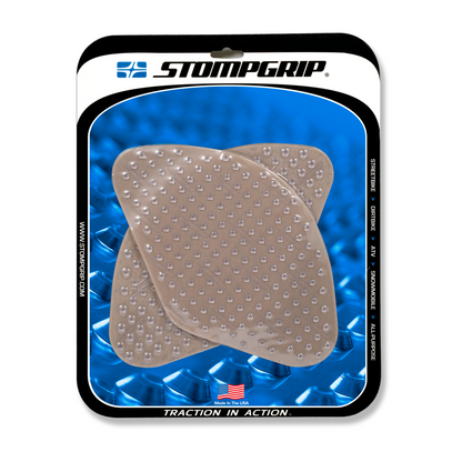 Stompgrip Volcano Tank Grips Clear for BMW R 1200 GS/R 1200 GS Adventure/Suzuki SV1000/SV650/SV650S