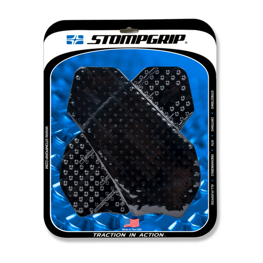 Stompgrip Volcano Tank Grips Black for Suzuki GSX-R600 11-19/GSX-R750 11-19