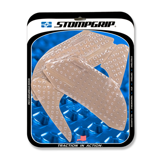 Stompgrip Volcano Tank Grips Clear for Ducati 899/959/1199/1299 Panigale Models