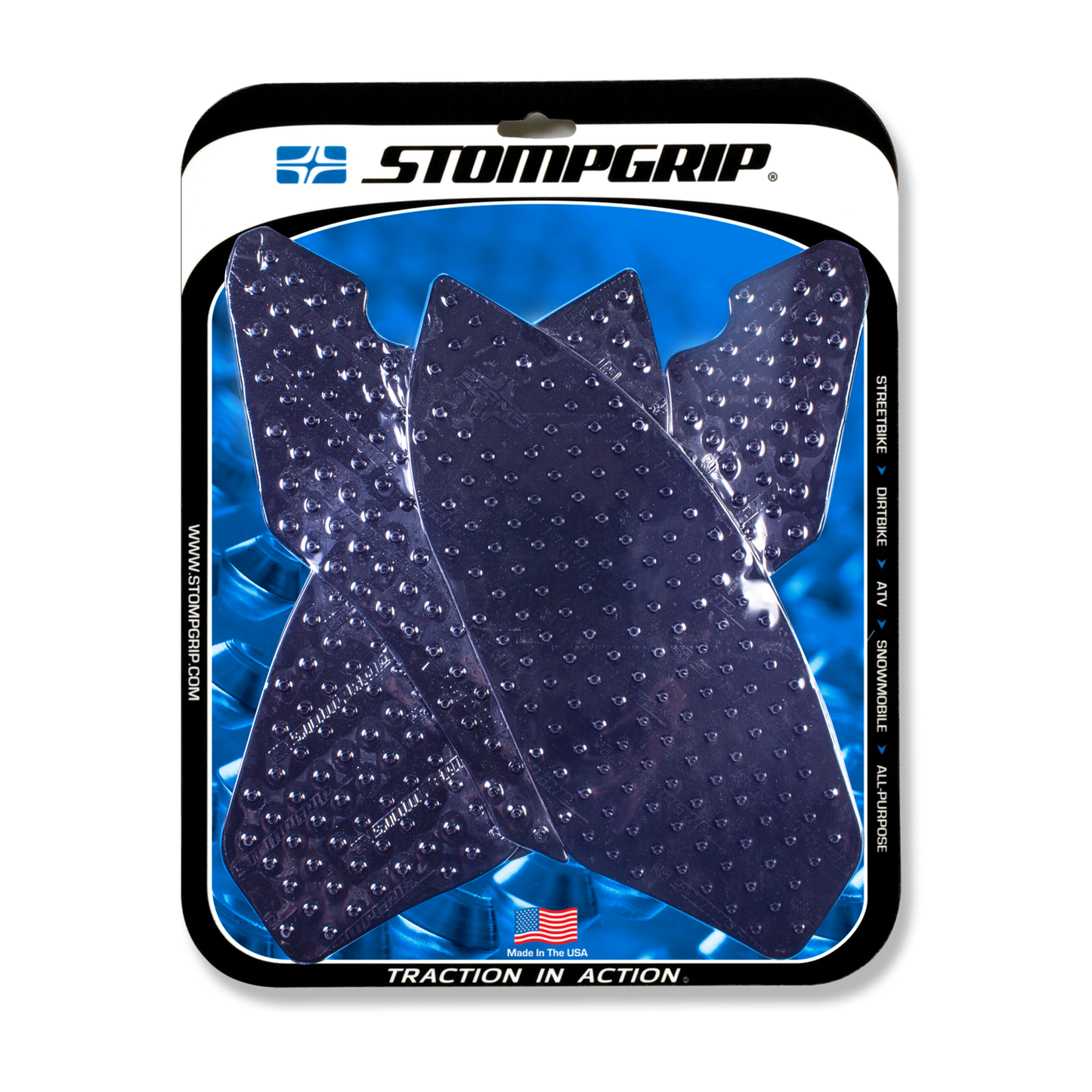 Stompgrip Volcano Tank Grips Black for BMW S 1000 R 14-20