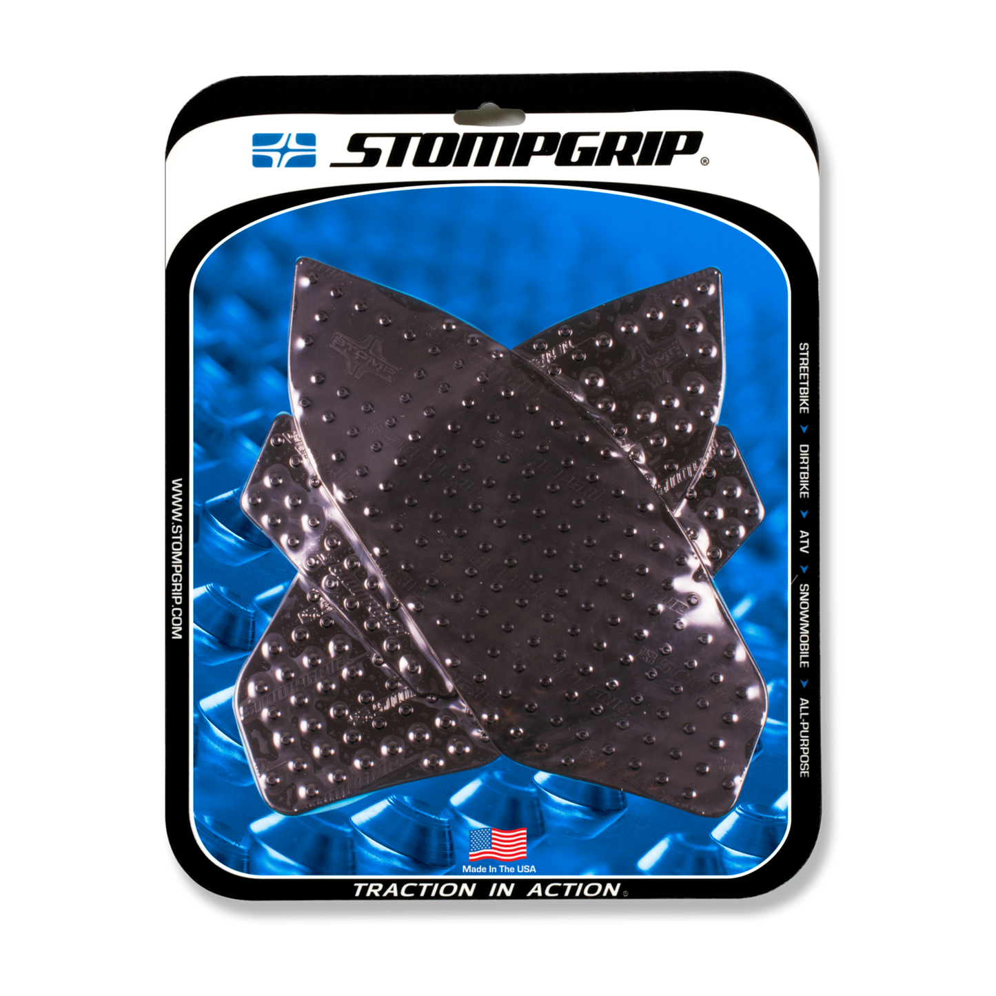 Stompgrip Volcano Tank Grips Black for Honda CB 500 F/CBR 500 R 16-18