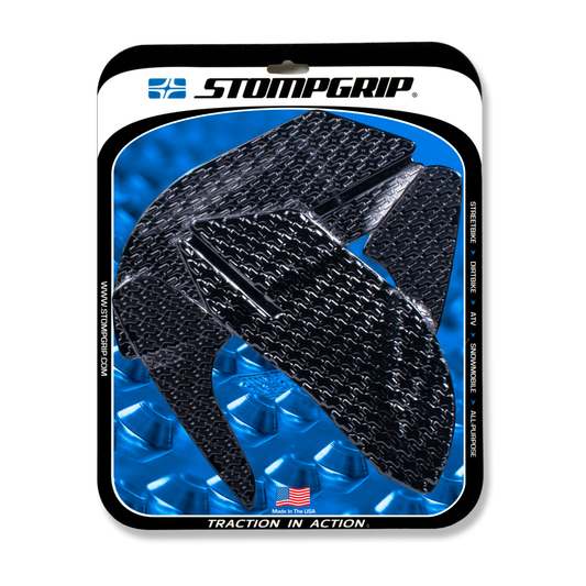 Stompgrip Icon Tank Grips Black for Ducati 1199 Panigale/Superlaggera/1299 Panigale S/R FE/Panigale R/959 Panigale/Corse/899 Panigale