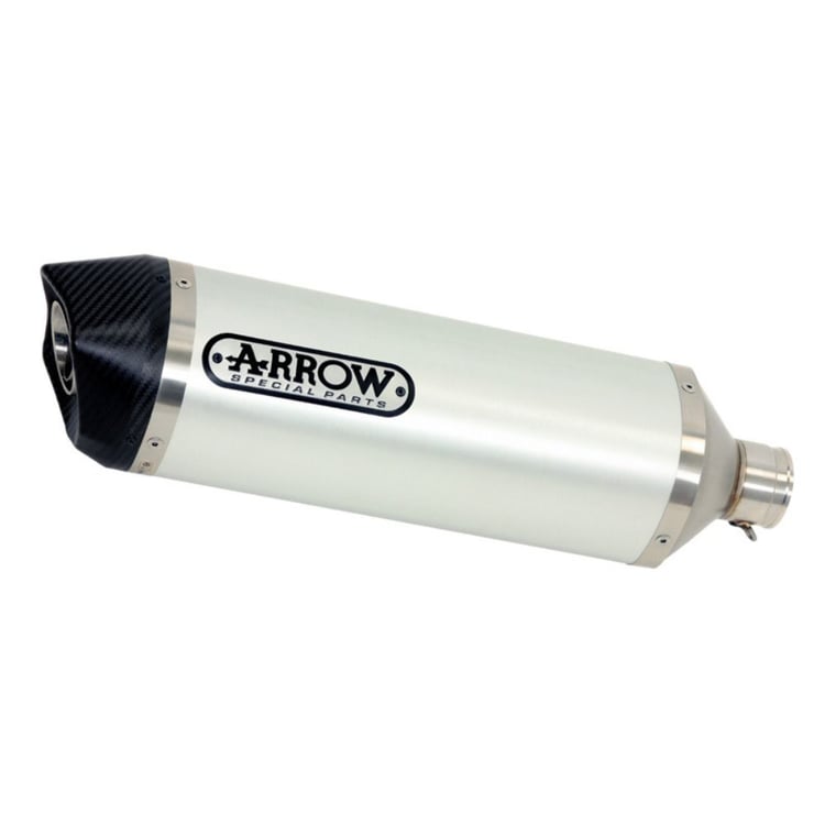 Arrow Husqvarna 701 Enduro/Supermoto Race-Tech Aluminium Silver with Carbon End Cap Silencer