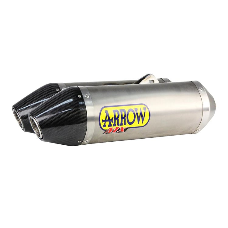 Arrow Honda CRF450R with Carbon End Cap Thunder Titanium Silencer