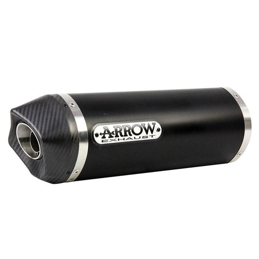 Arrow Suzuki DL650 Race-Tech Aluminium Dark with Carbon End Cap Silencer