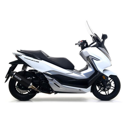 Arrow Honda Forza 300 Urban Dark with Black End Cap Silencer