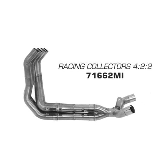 Arrow Kawasaki Z1000 14-20 Racing 4:2:2 Stainless Collectors