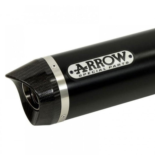 Arrow Kawasaki Ninja 1000 Indy-Race Aluminium Black with Carbon End Cap Silencer