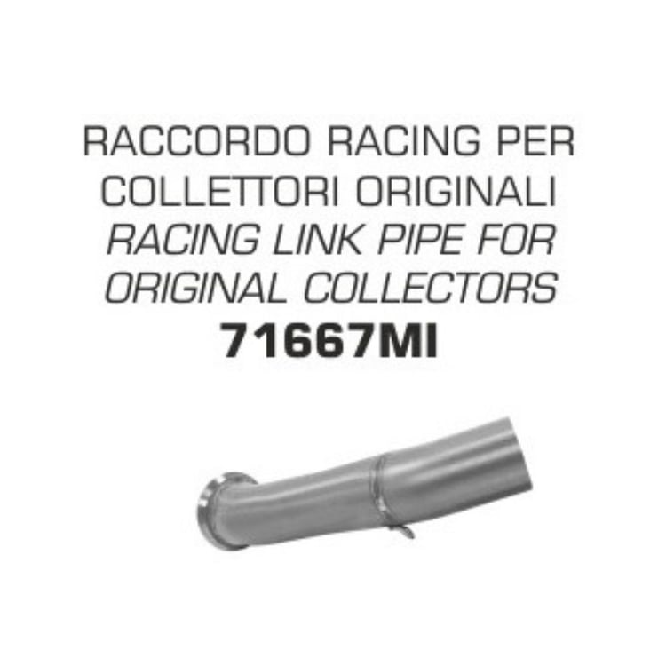 Arrow KTM RC390 Stainless Steel Link Pipe