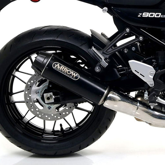 Arrow Kawasaki Z900RS Rebel Nichrom Dark with Carbon End Cap Silencer