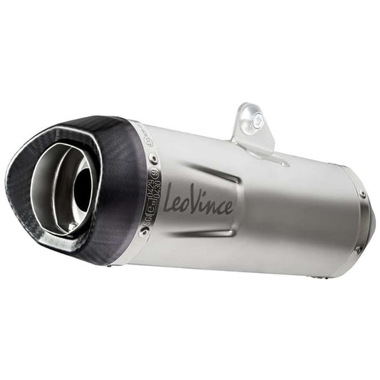 LeoVince LV One Evo Benelli TRK 502 17-20 SC Stainless Slip On Exhaust