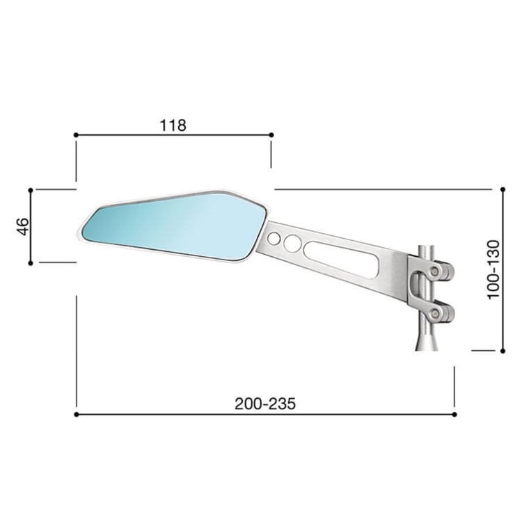 Rizoma Circuit 851 Right Hand Side Mirror