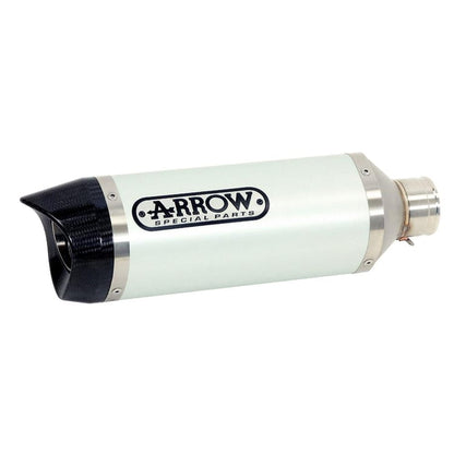 Arrow Honda CB/CBR650R Thunder Aluminium Silver with Carbon End Cap Silencer