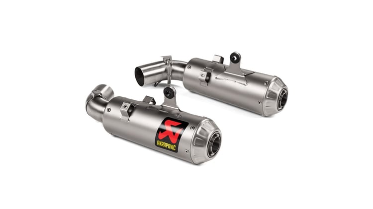 Akrapovic Ducati Hypermotard 950/950 SP Titanium Slip-On Exhaust System