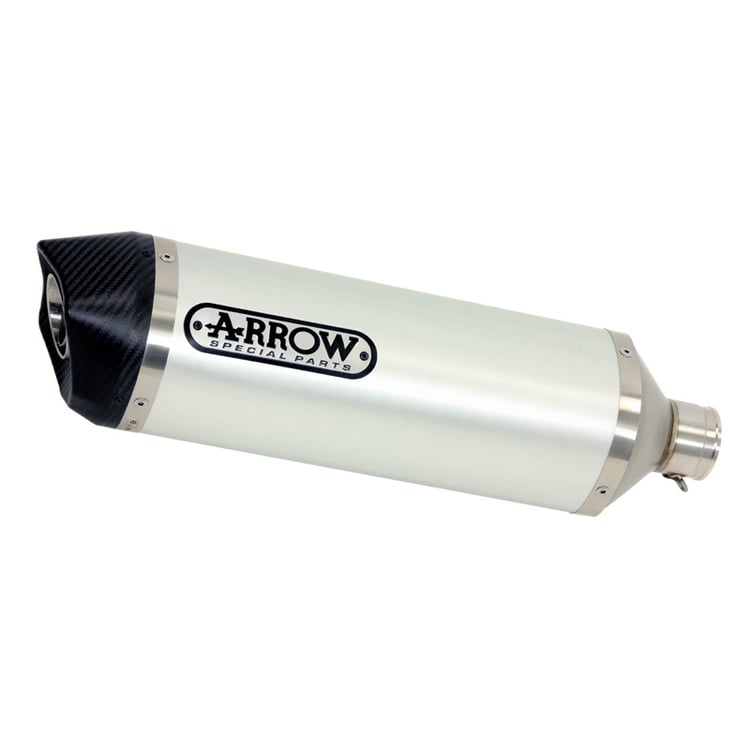 Arrow Honda VFR 800 X CrossRunner Race-Tech Aluminium Silver with Carbon End Cap Silencer