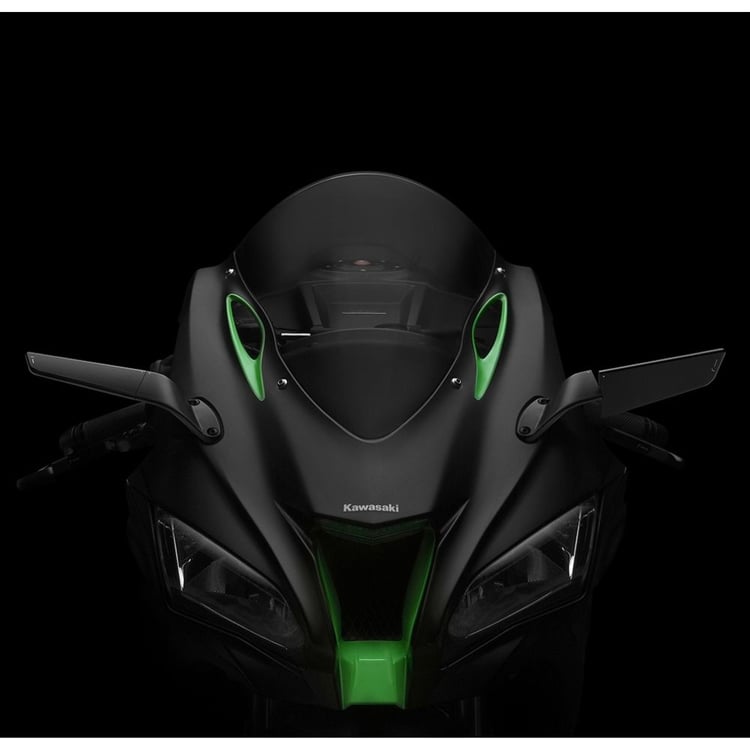 Rizoma Kawasaki Stealth Black Pair Mirror