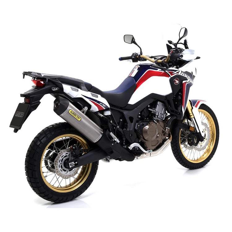 Arrow Honda CRF1000L 16>19 Maxi Race-Tech Titanium with Carbon End Cap Silencer