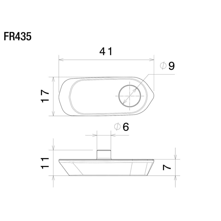 Rizoma FR435B Indicator Mounting Adapters