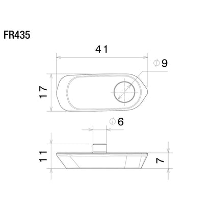 Rizoma FR435B Indicator Mounting Adapters