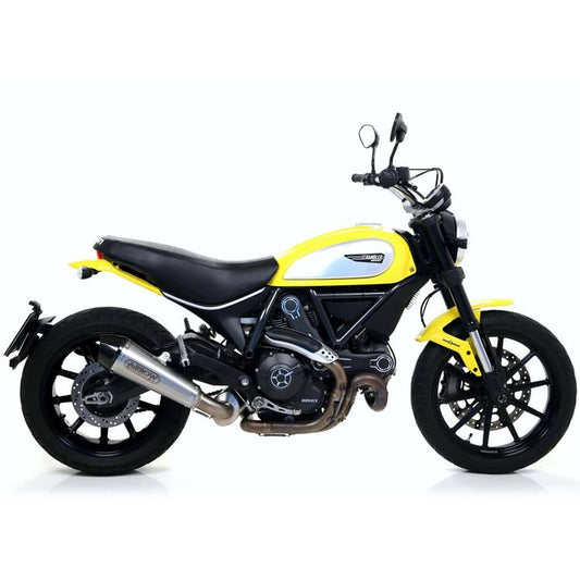 Arrow Ducati Scrambler 800 X-Kone Nichrom with Carbon End Cap Silencer