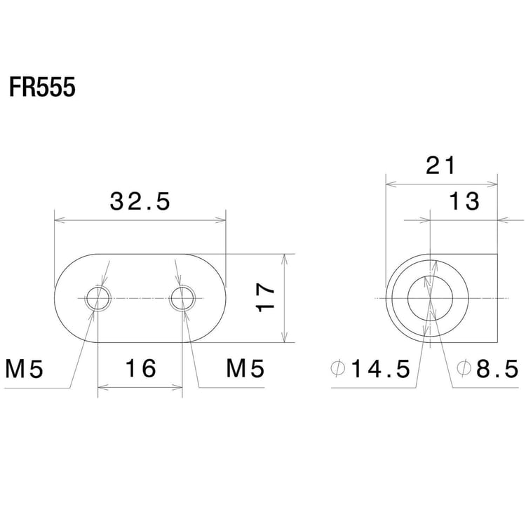 Rizoma FR555B Indicator Mounting Kit