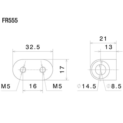 Rizoma FR555B Indicator Mounting Kit