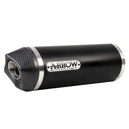 Arrow Kawasaki 650S Race-Tech Aluminium Dark with Carbon End Cap Silencer