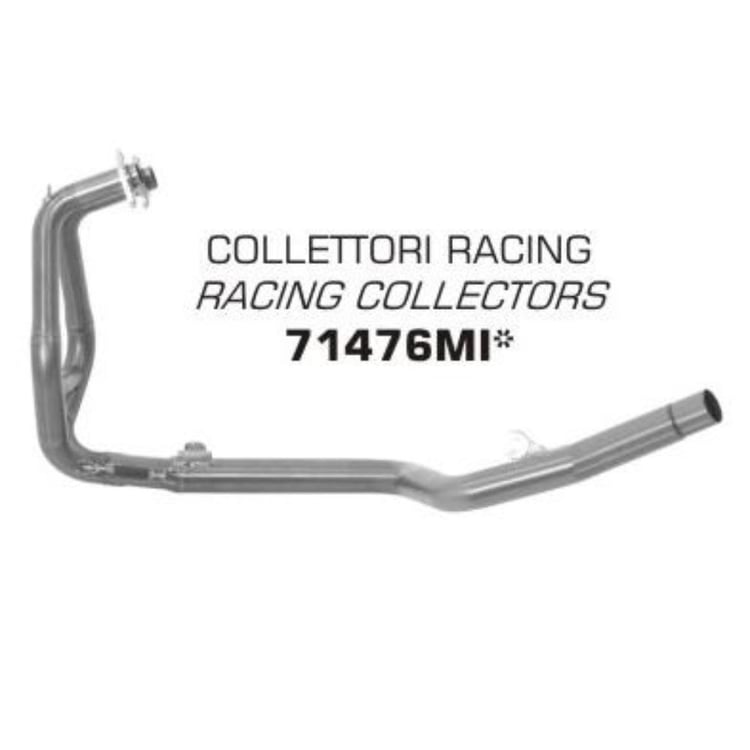 Arrow Kawasaki Ninja 250/300 Racing 2:1 Collector Stainless Pipe