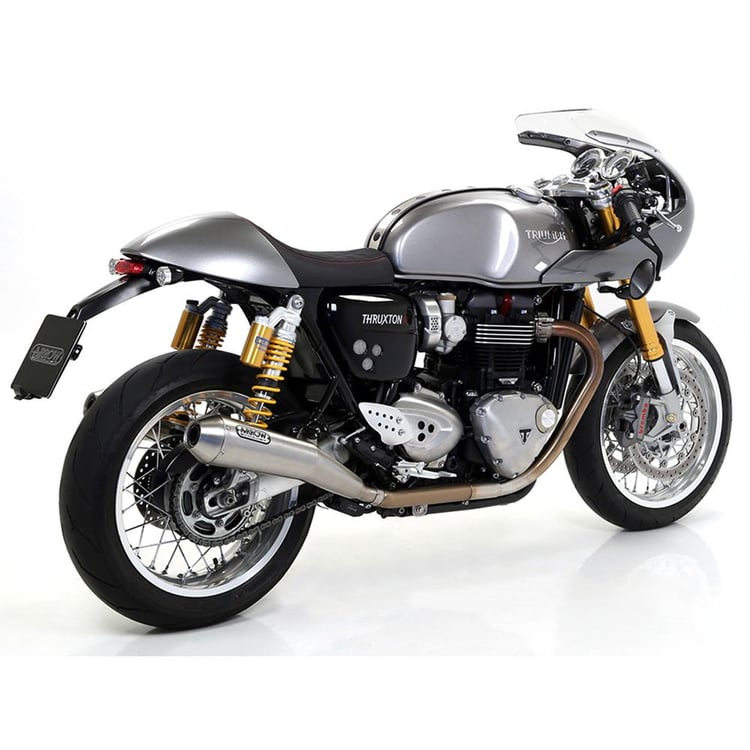 Arrow Triumph Thruxton/Speed Twin Pro-Racing Nichrom with Steel End Cap Silencer Set