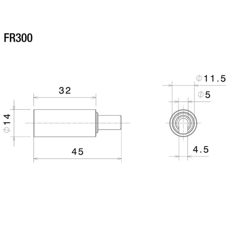 Rizoma Indicator FR300B Mounting Spacer