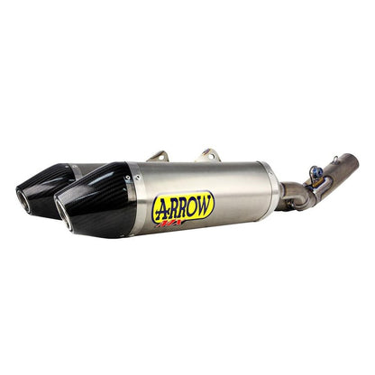 Arrow Honda CRF450R with Carbon End Cap Thunder Titanium Silencer